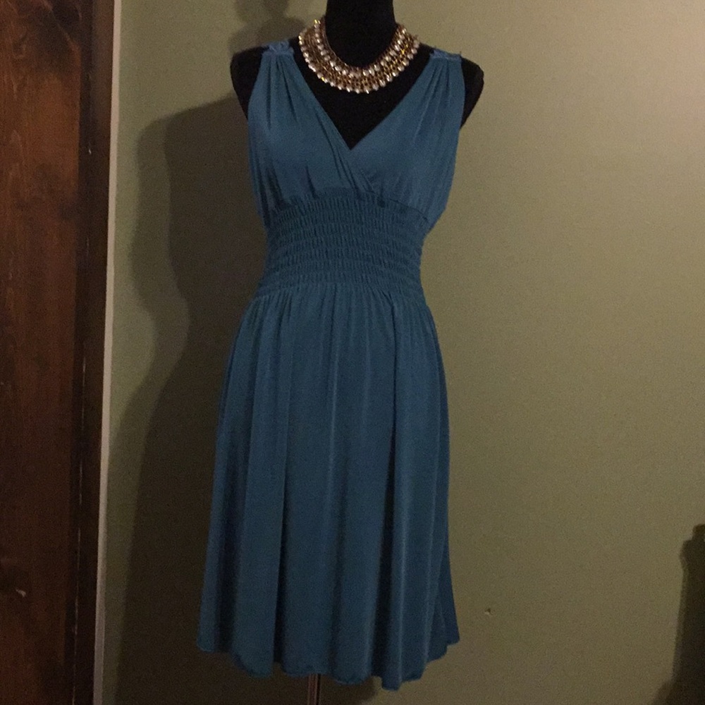 Junior teal green dress size large BNWT